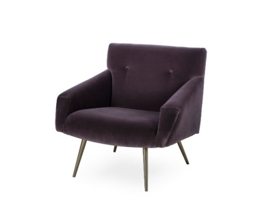 Kelly Chair - Brown Velvet